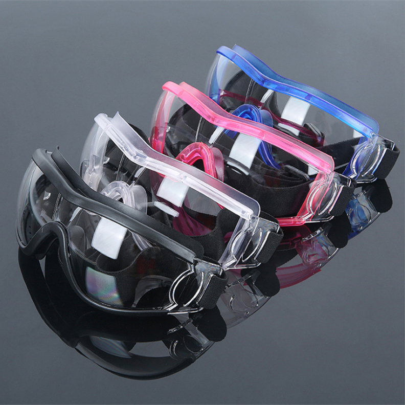 Common protective safety glasses eyewear clear anti-fog lenses no-slip medical protective goggles