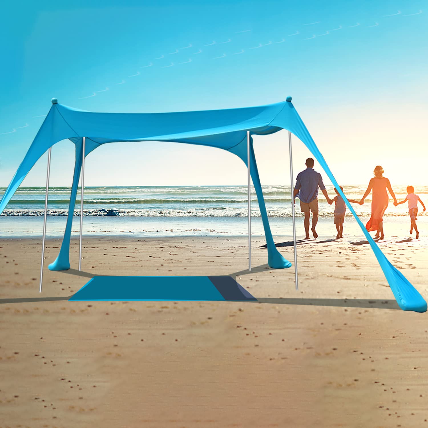 Custom Design Printed Beach Sunshade