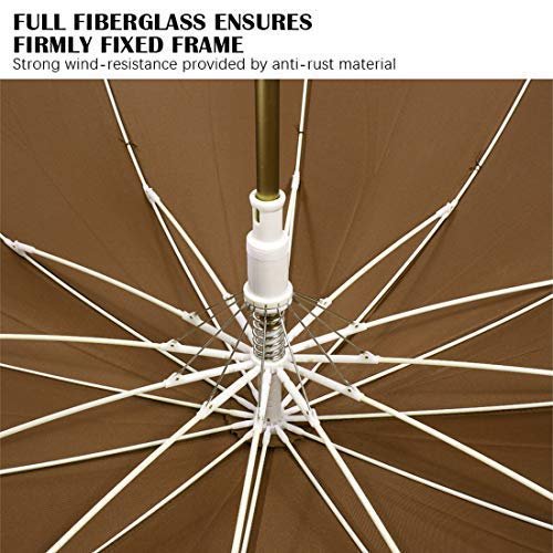 Custom High Quality Diameter 115cm Large 12 Rib Golf Umbrella for Men Women with Multiple Colors