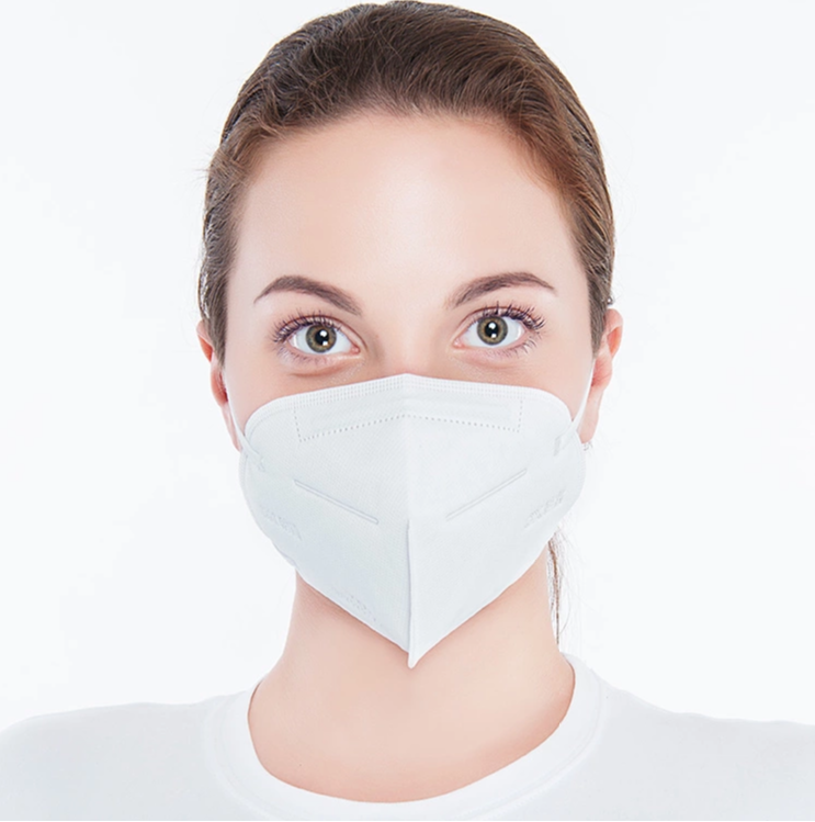 Disposable Nonwoven KN95 Folding Half Face Mask for Self Use