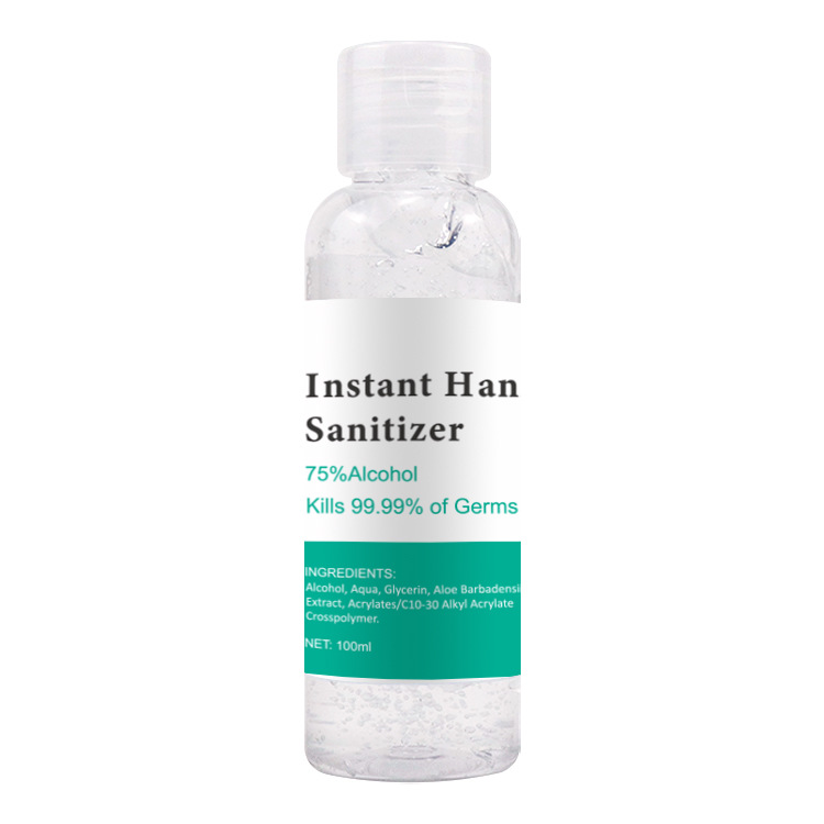 Factory CE Alcohol Hand Sanitizer 75% Alcohol Gel Hand Sanitizer Gel Antibacterial Gel Wash Disinfectant 100ml
