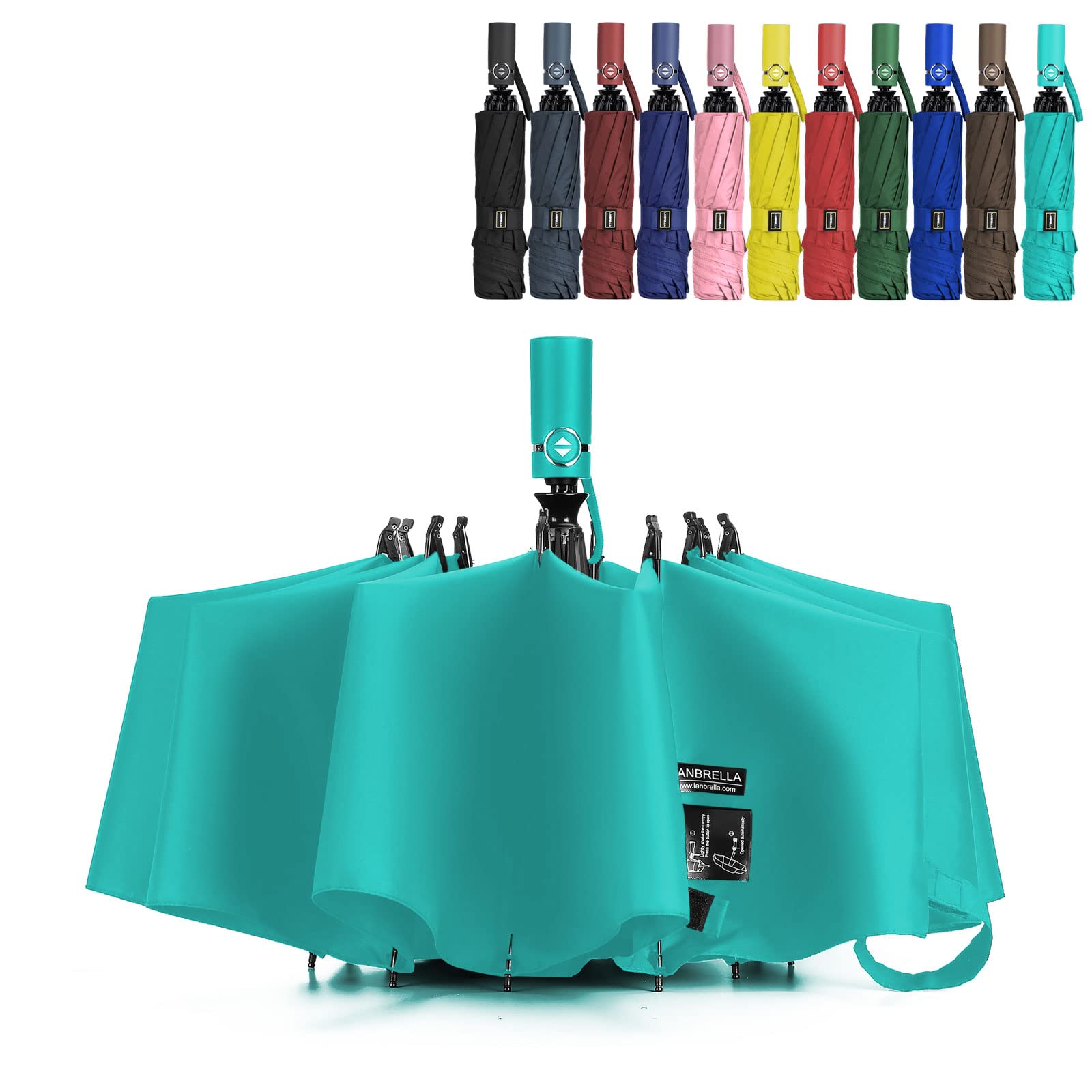 Fully Auto Open and Close Windproof umbrella