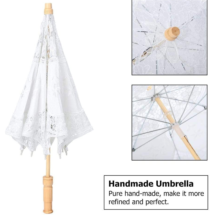 Handmade Lace Embroidery Umbrellas