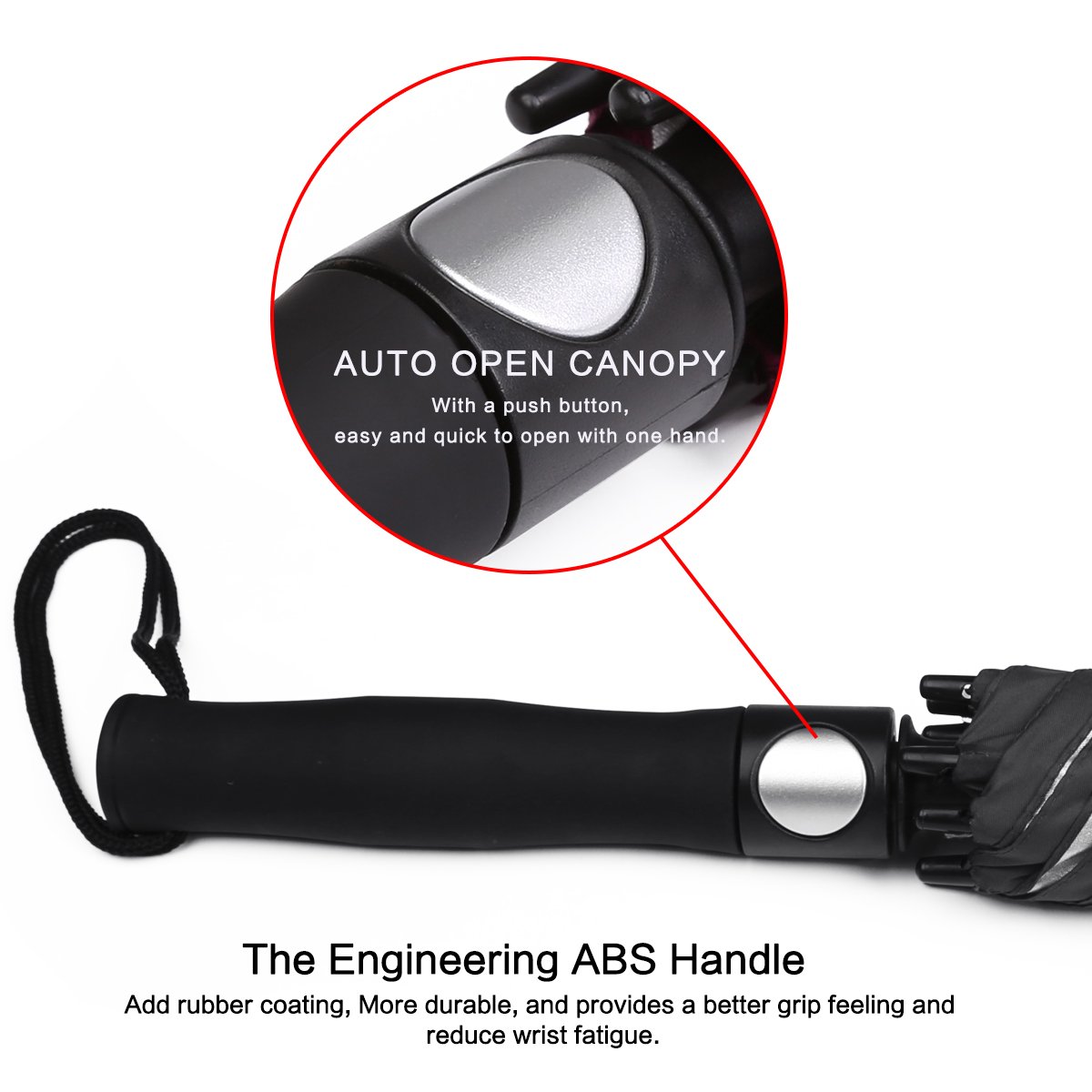 High Quality 27 inch 30 inch auto open straight golf umbrella with logo prints for sale