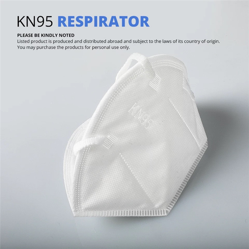 Hot sales 50 pcs/bag kn95 protection recyclable face masks