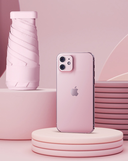 Ladies Parasol Pocket 5 Folding sun umbrella