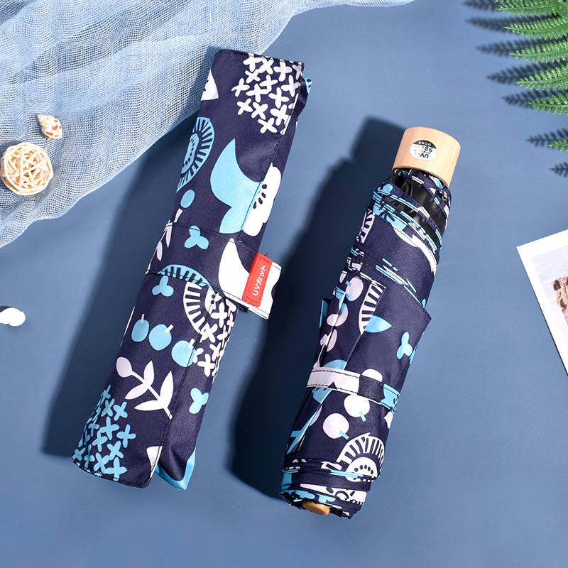 Lotus 2022 Light Weight Pportable Anti UV 3 Fold Sunscreen Sunny Umbrella