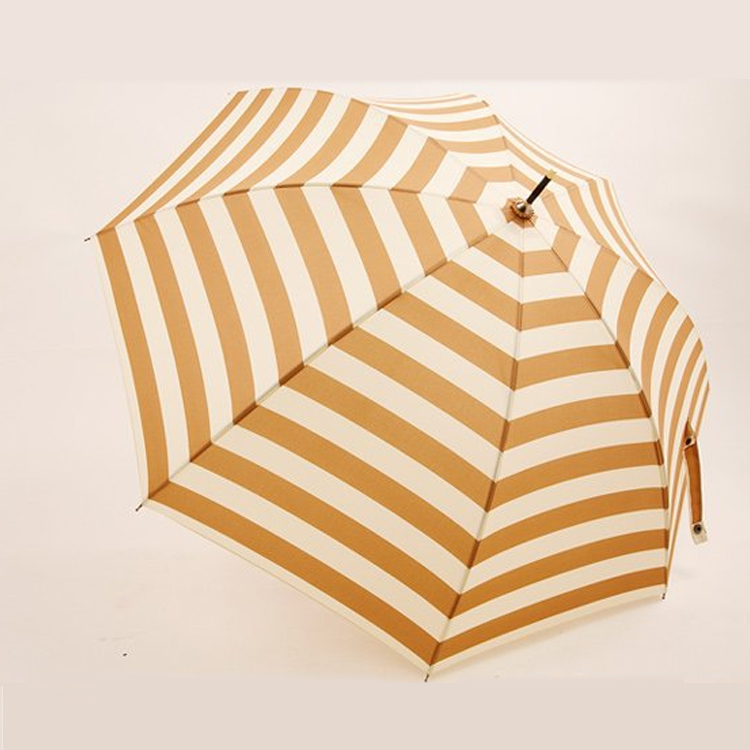 Rainproof Umbrella with Blue and White Stripe