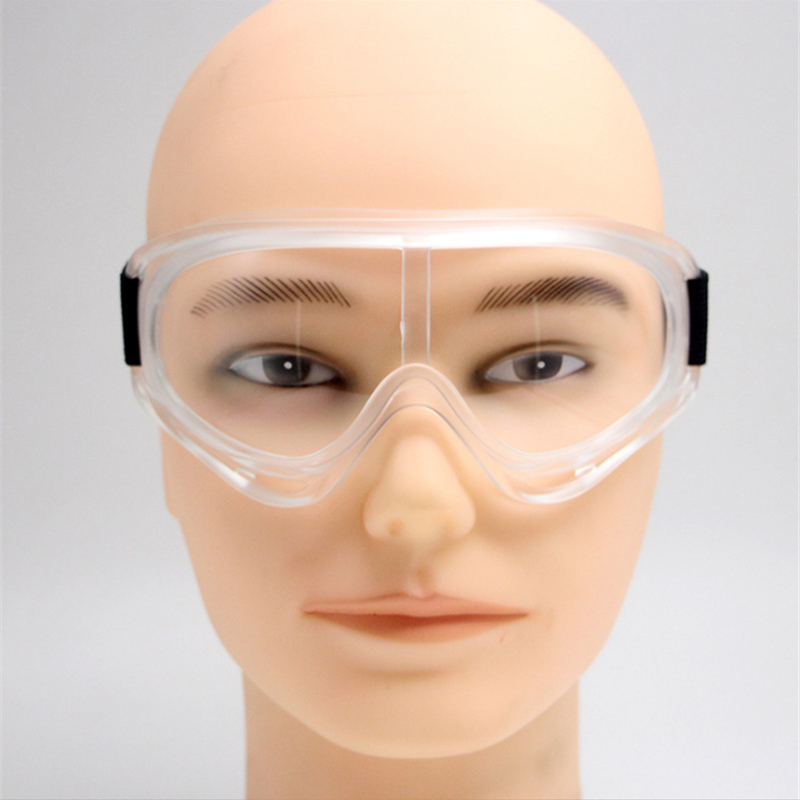 Safety goggles over glasses personal eye protection hospital goggles with clear anti-fog splash proof lenses