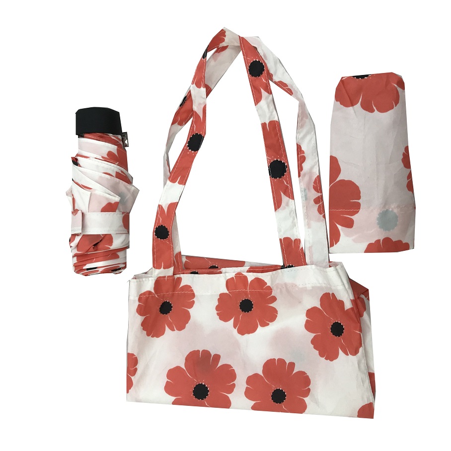 购物袋灯迷你玻璃纤维框架5折女士礼品伞