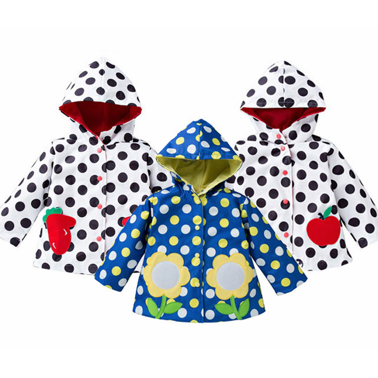Wholesale Foreign trade factory girls lovely flower hooded raincoat rain slope female treasure windbreaker raincoat