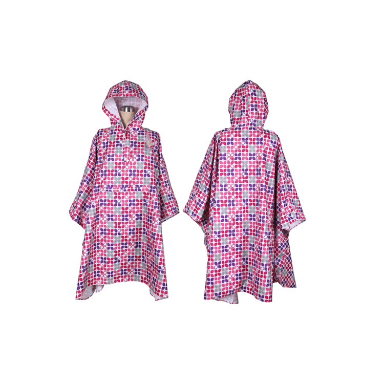 Wholesale high quality new fashion Waterproof Outdoor Fashion Printing Full Body Light Raincoats Colorful Poncho