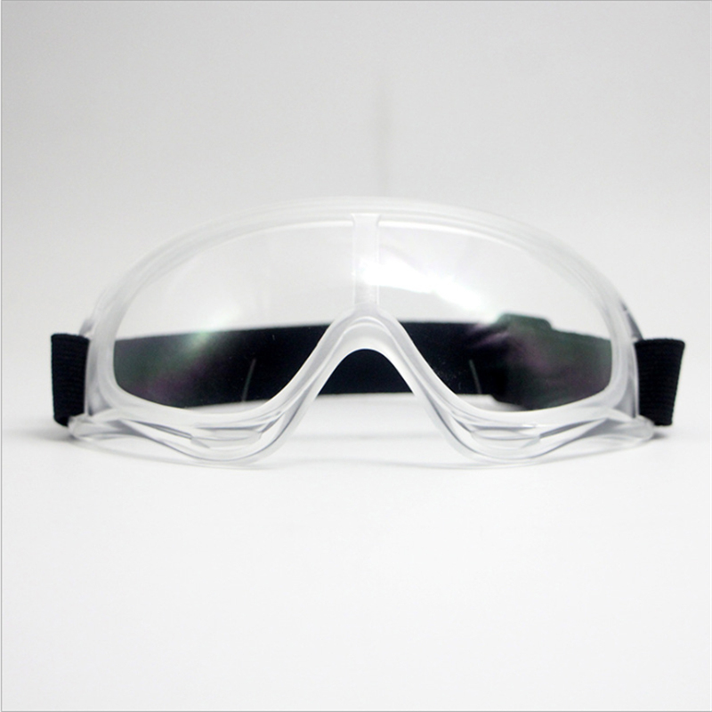 Work safety glasses eyewear goggles, clear lens splash-proof wraparound disposable goggles medical