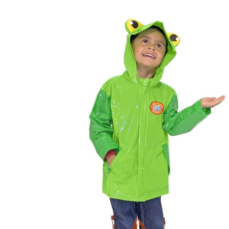 high quality Promotional outdoor travel waterproof rubber rain coat custom logo rain coat Cartoon fashion children's raincoat