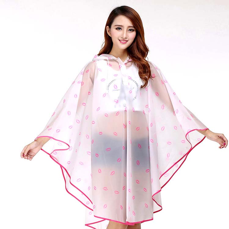 high quality Promotional outdoor travel waterproof rubber rain coat custom logo rain coat with hood