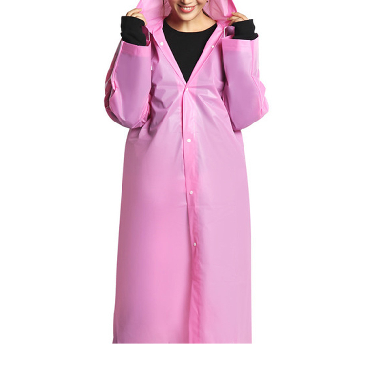 wholesale Rain Coat Non-disposable raincoat EVA fashionable environmental protection raincoat travel outdoor lightweight