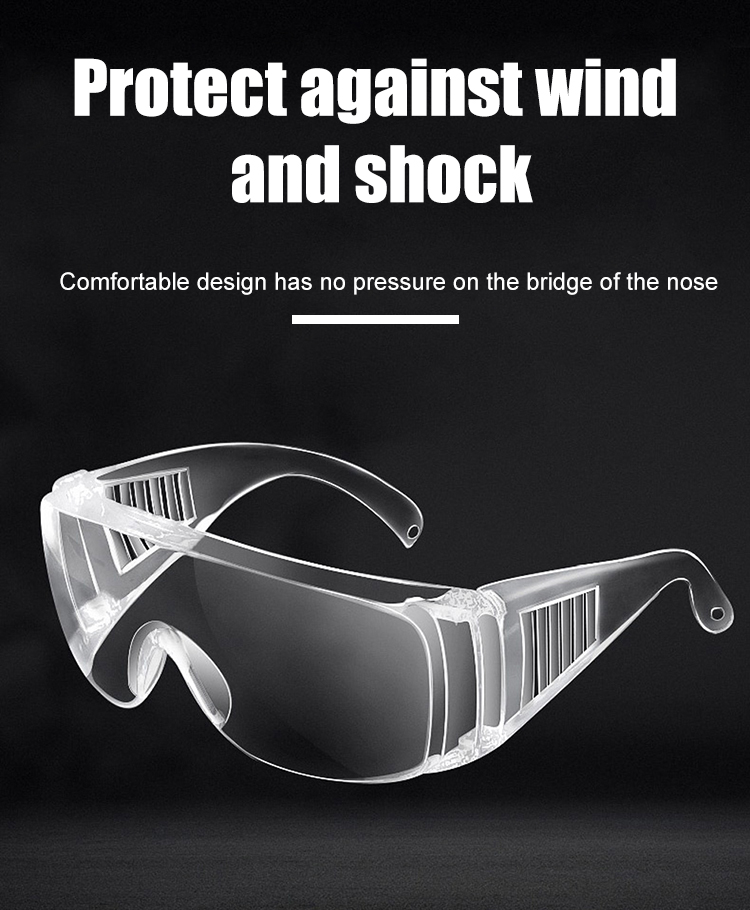 Safety Goggles Transparent Shockproof Glasses for coronavirus protection