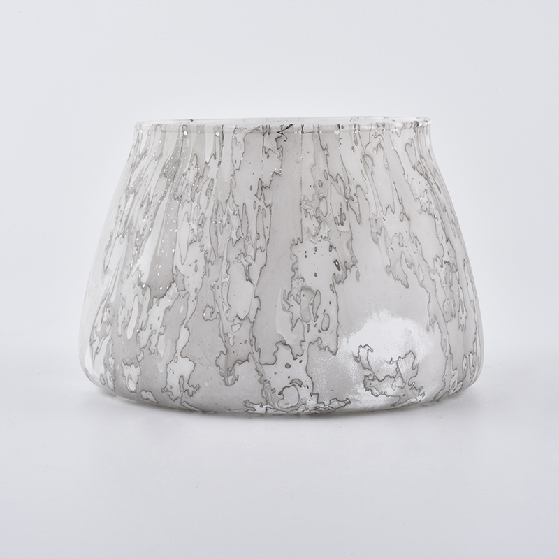 hydrographics transfer printing glass candle jar 