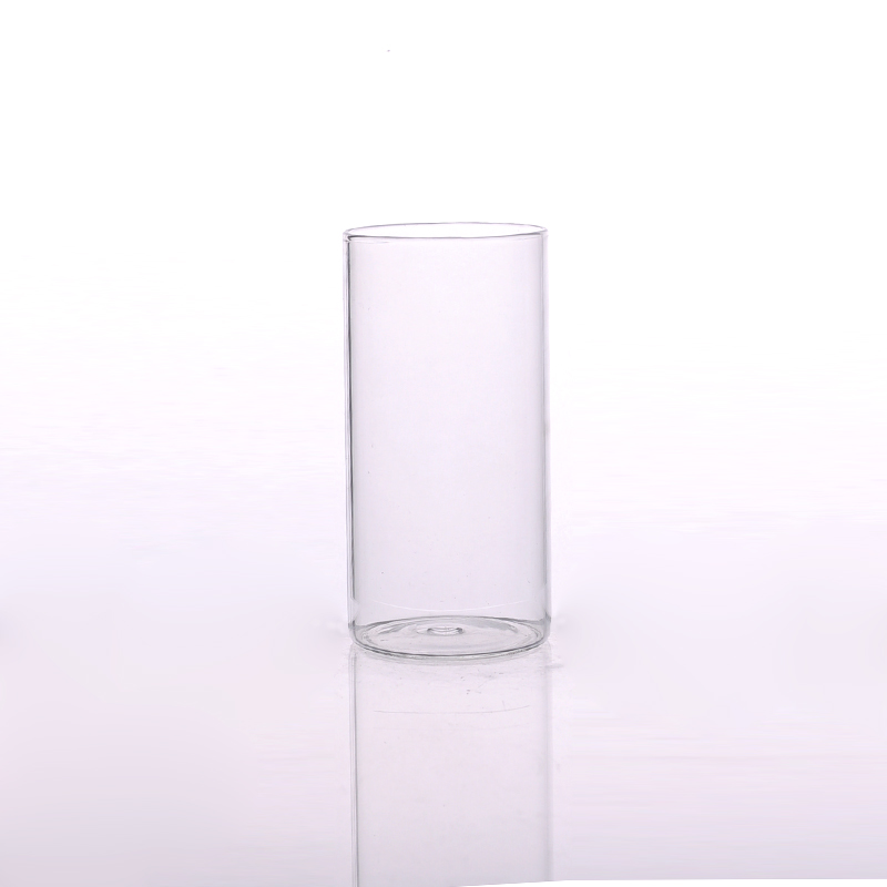 370ml Dia 63mm Straight Wall High Borosilicate Glass Food Container Jar