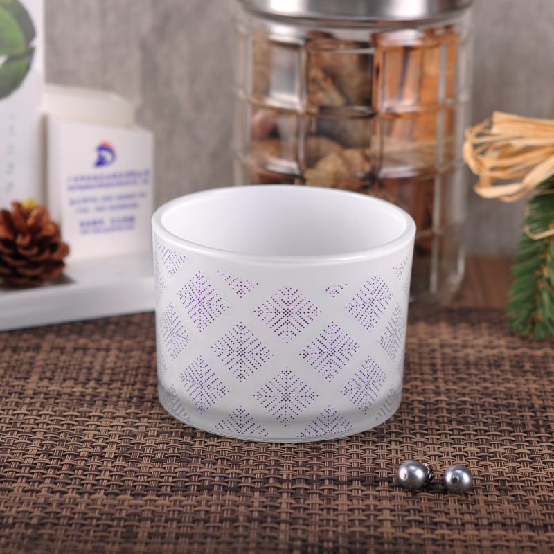 3 Wicks Candle container Glass For Home Decoration Scented Candles