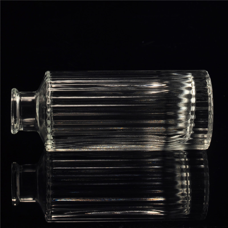 Stripe home fragrance diffuser glass bottles