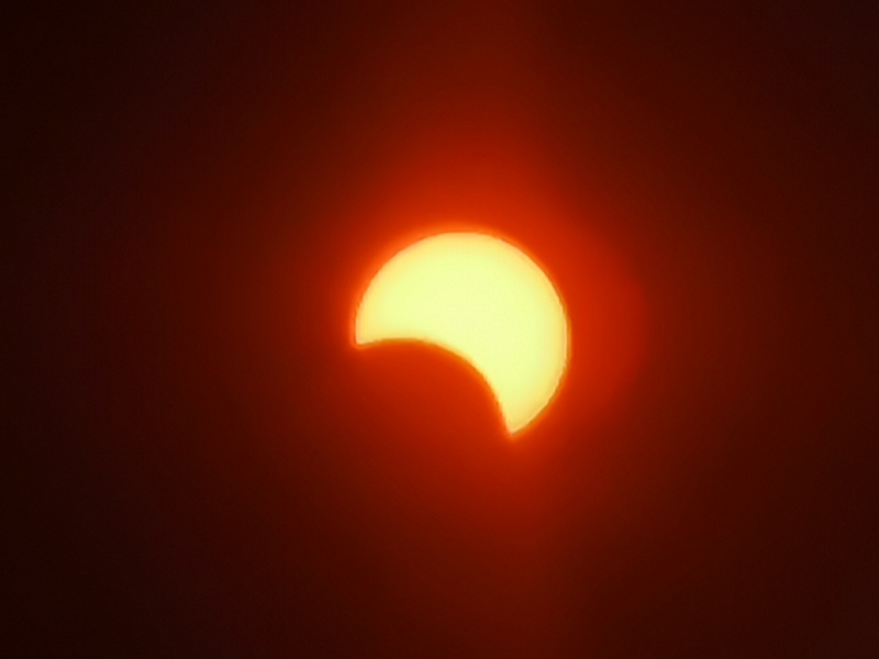 partial solar eclipse