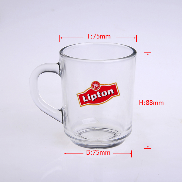 glass beer mug for Lipton