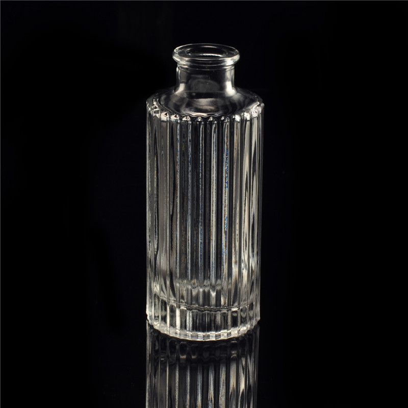 Stripe home fragrance diffuser glass bottles