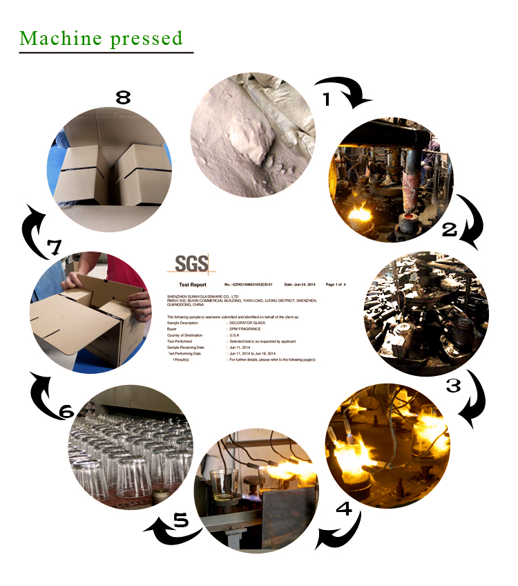 Customized Crystal Oval Cigarette Glass Ashtray