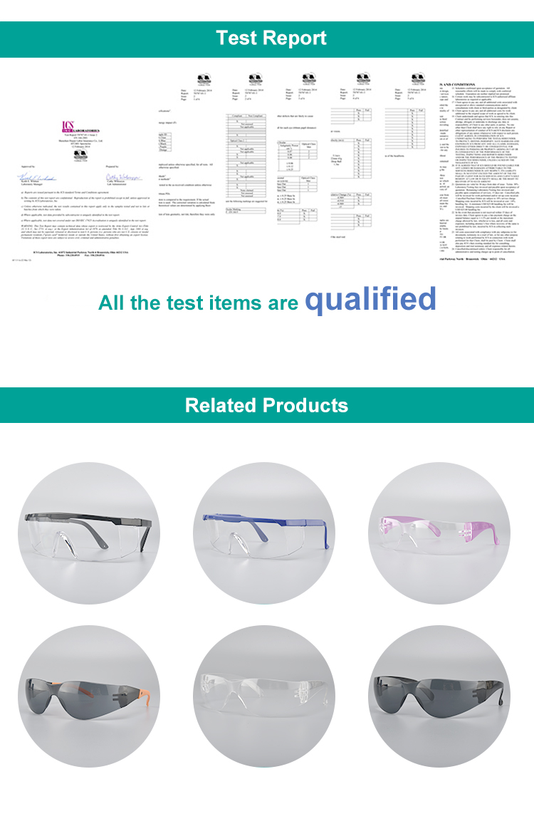 Safety Goggles Transparent Shockproof Glasses for coronavirus protection