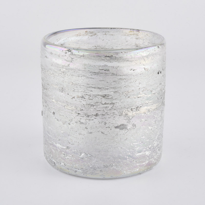 530ml Hand Blown Glass Candle Jars In Sunny Glassware