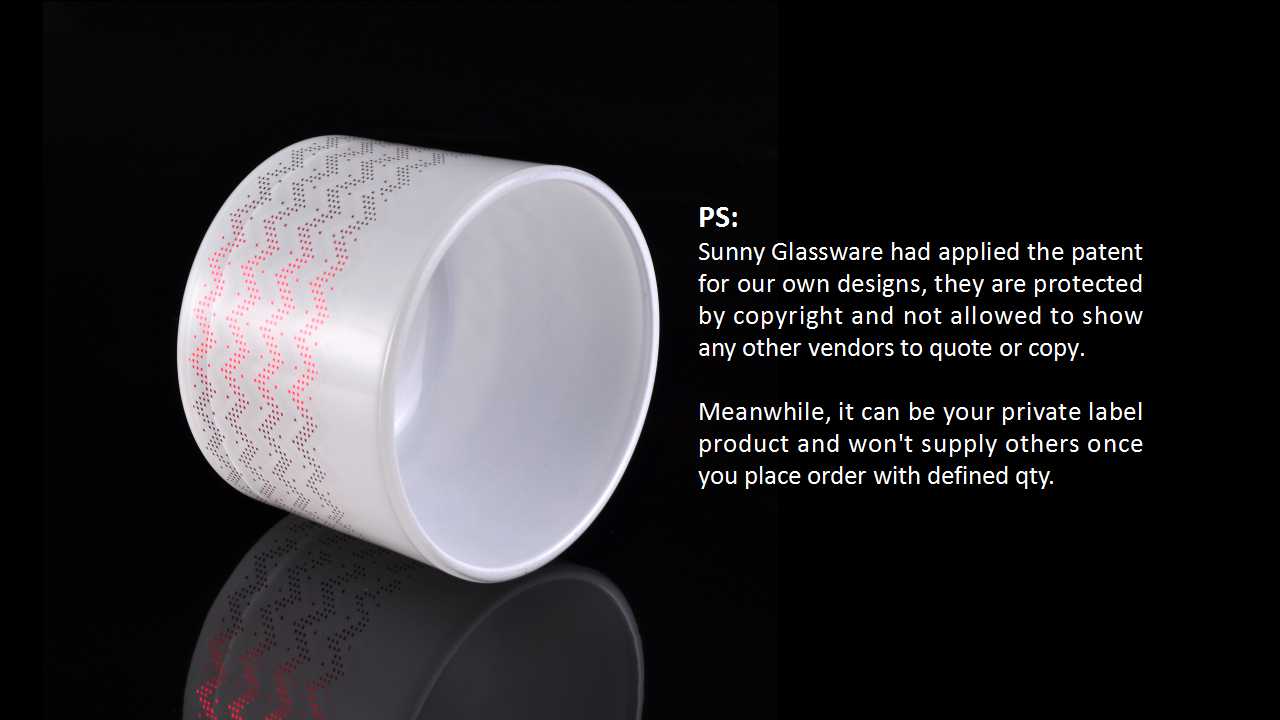 3 Wicks Candle container Glass For Home Decoration Scented Candles