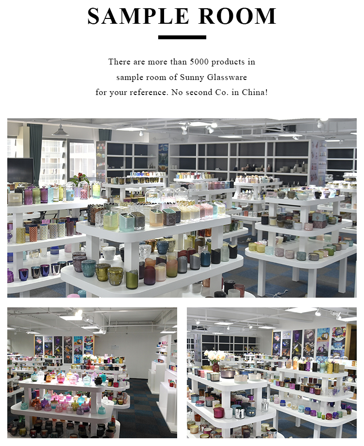 Thick Wall And Thick Bottom Glass Candle Jars