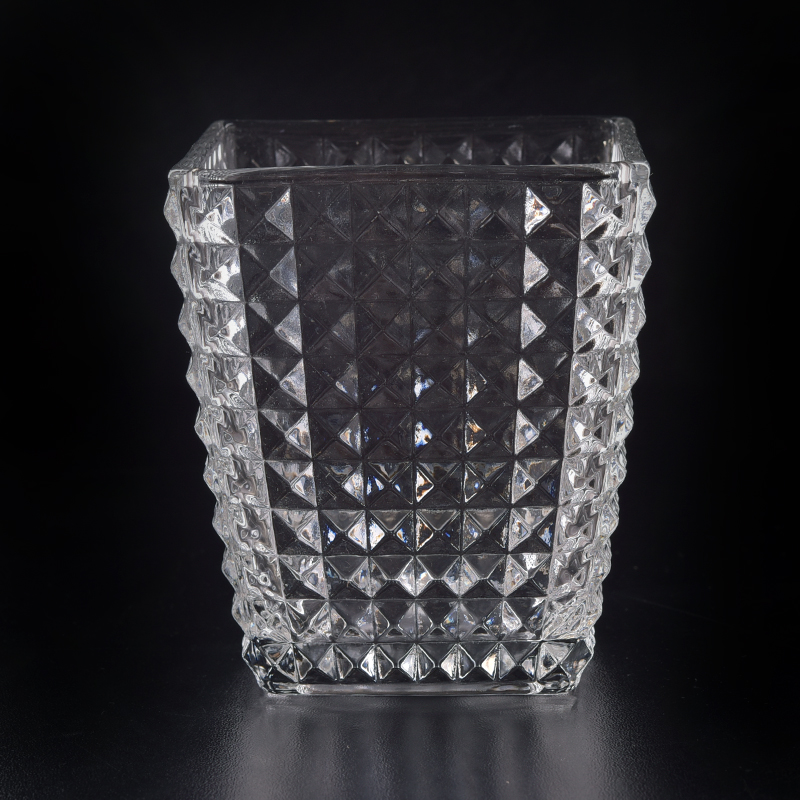 home deco glass candle jar
