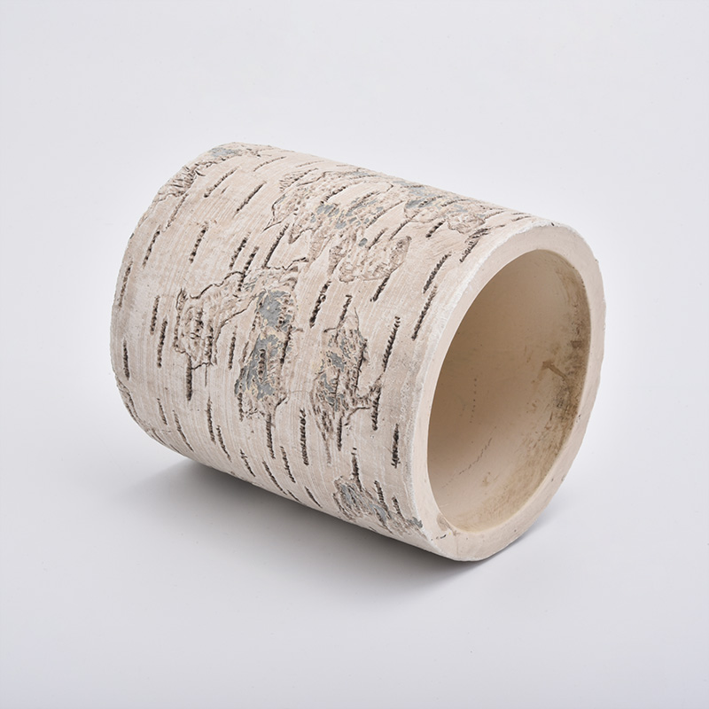 Luxury ceramic candle jars customized candle holder wholesales