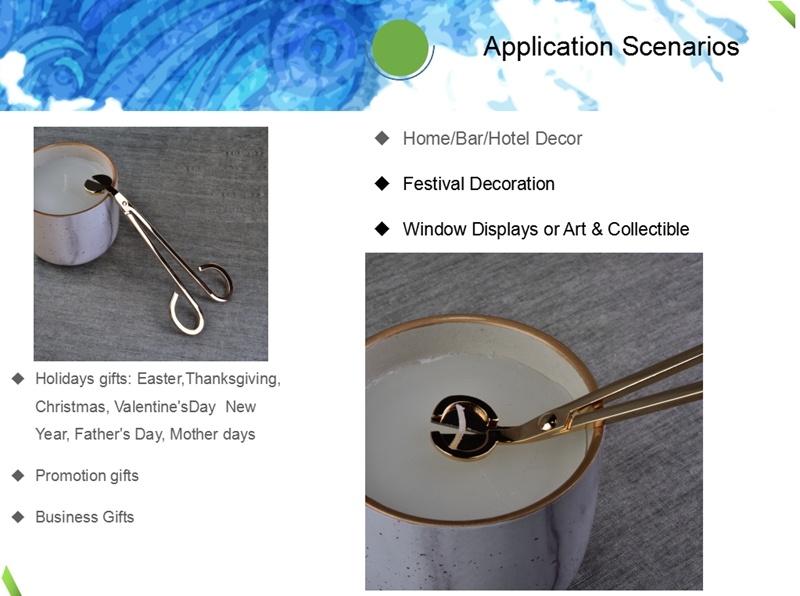 luxury candle wick trimmer