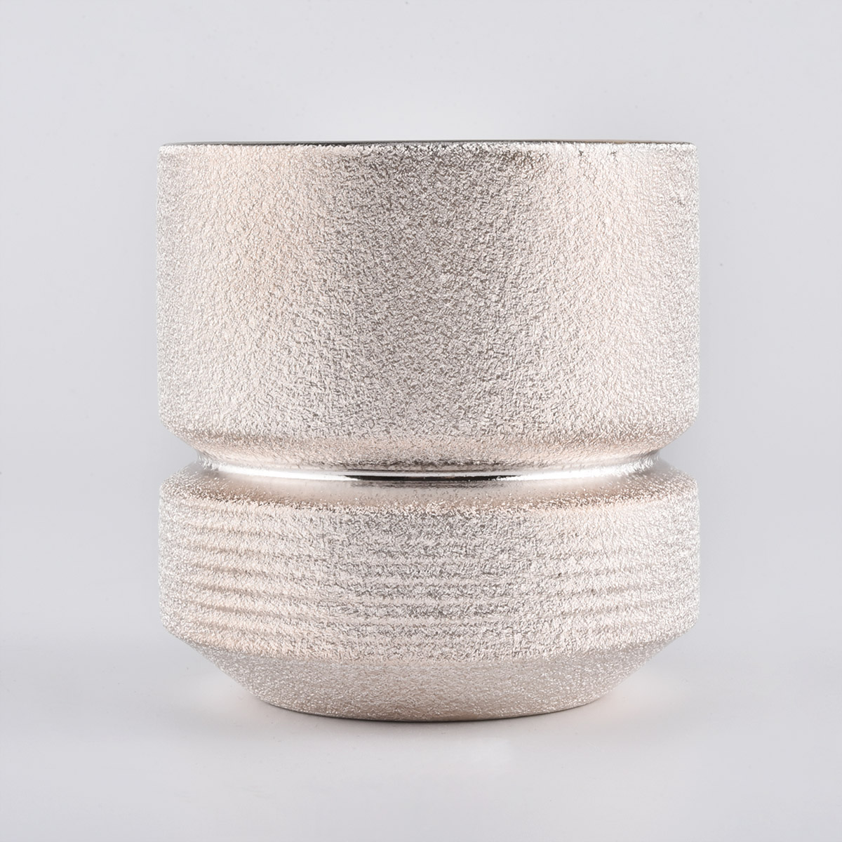 Colorful Painted Ceramic Candle Jars from Sunny Glassware