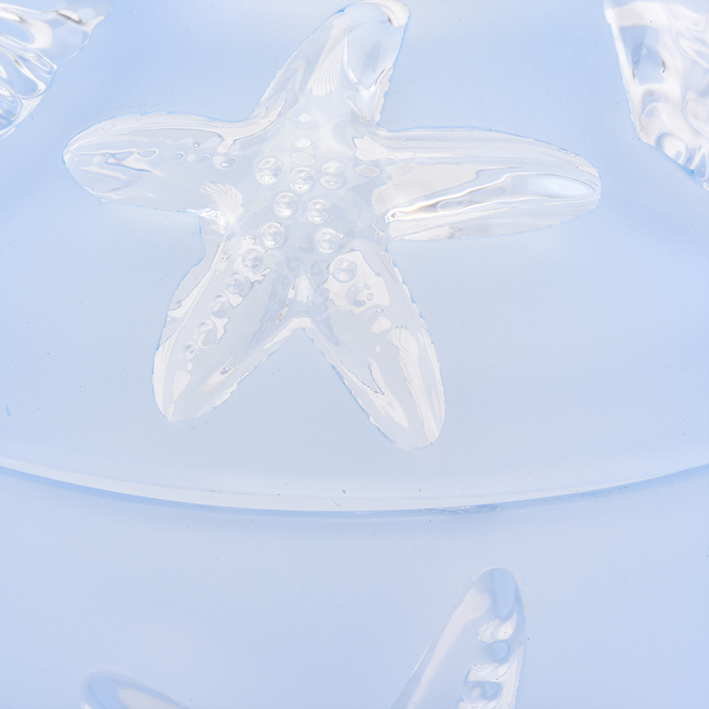 Luxury unique design 6oz glass candle holder wholesale