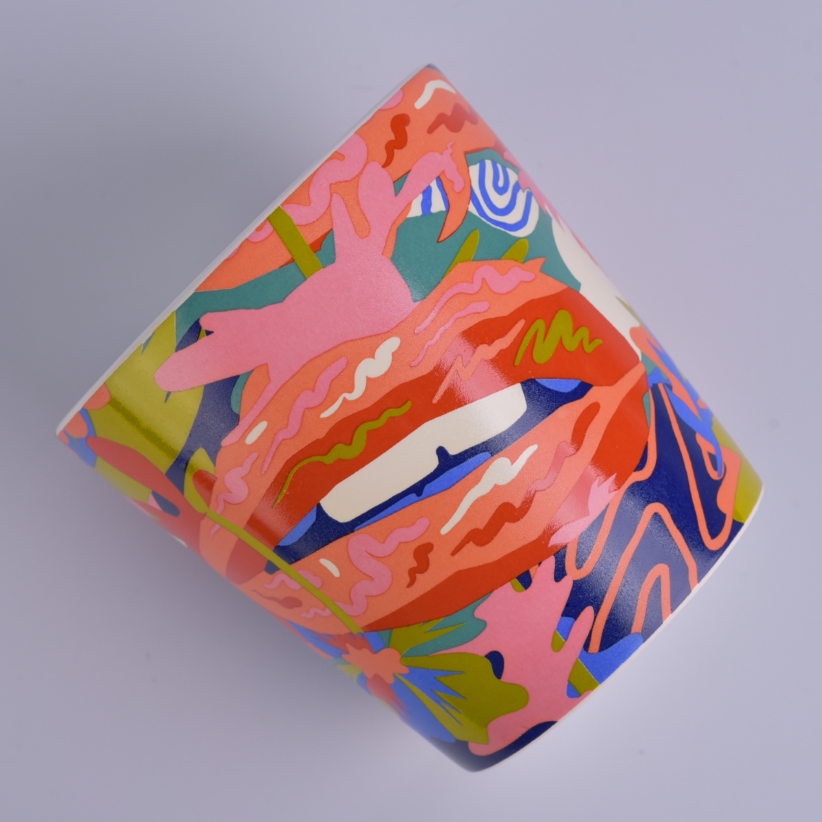 ceramic candle holder