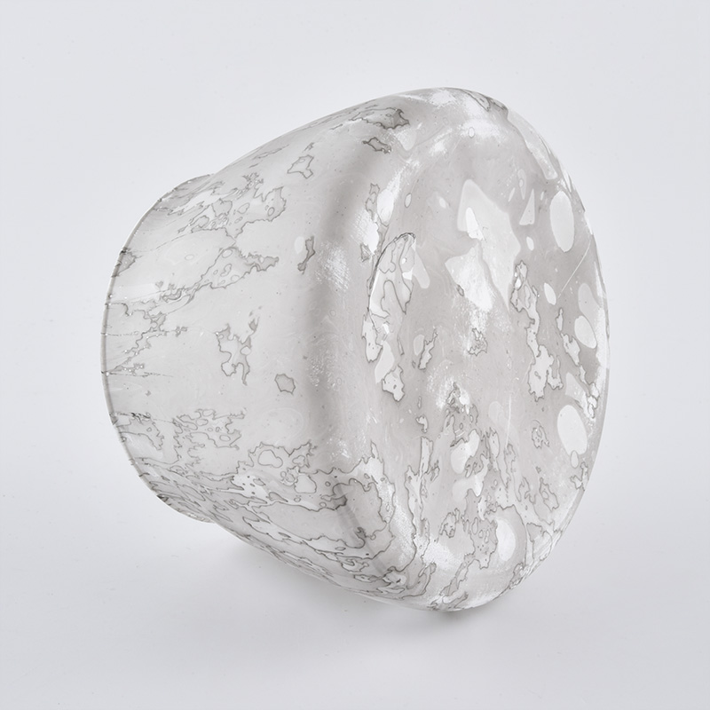 hydrographics transfer printing glass candle jar 