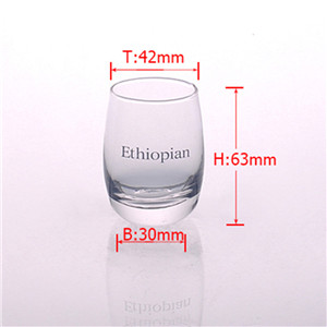 Whisky clear glasses