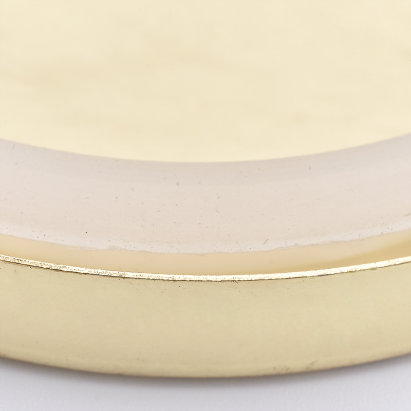 Gold Stainless steel Metal Lids for Candle Jars