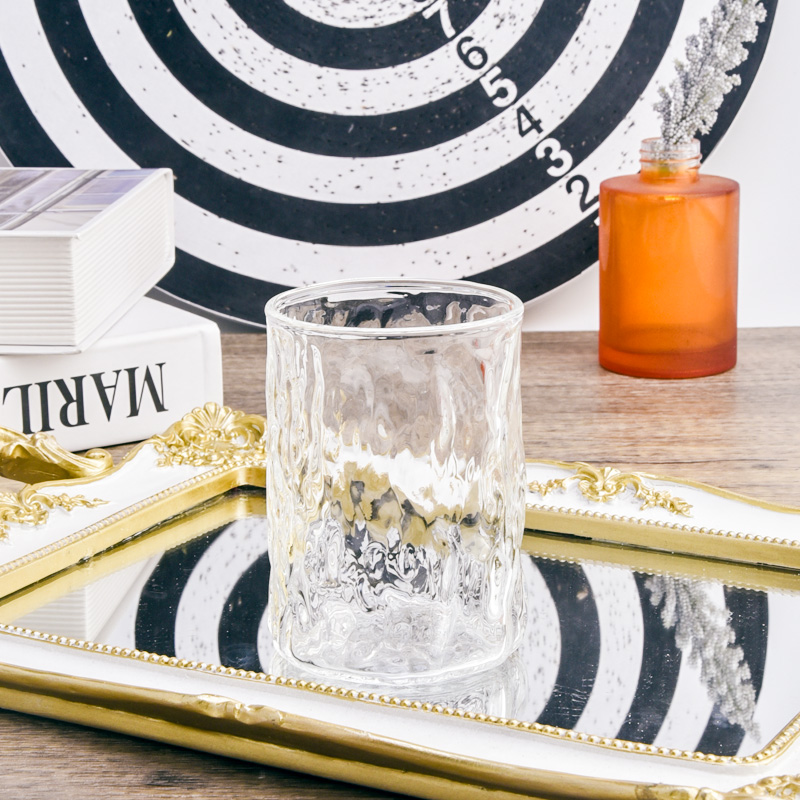 10 унций высокий боросиликатный стеклянный прозрачный стеклянный контейнер оптом