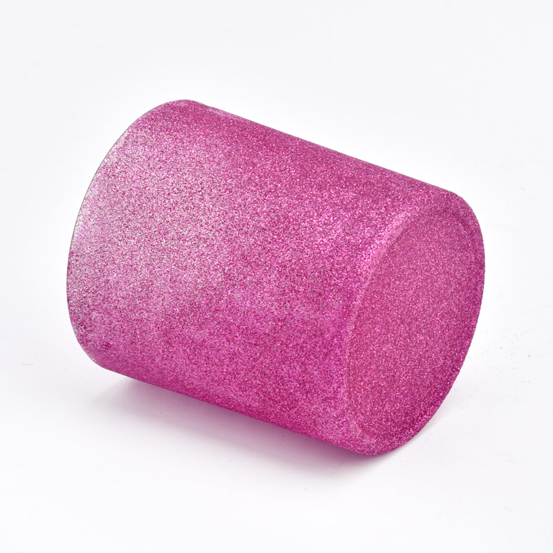 Поставщик морозных сосудов с морозными розовыми стеклянными сосудами