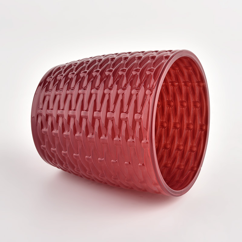 12 oz grande decorativo frasco de vidro frasco recipiente por atacado