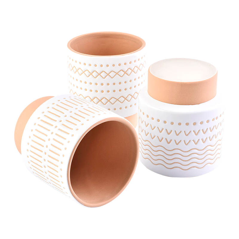 12 uncji 13 uncji matowe ceramiczne pojemniki na świeca
