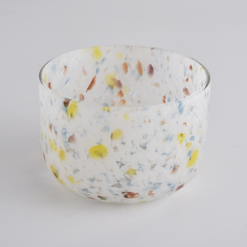 Tempat lilin kaca silinder 12oz