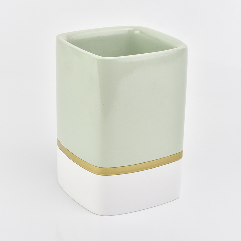 Portacandele in cemento rettangolo 12oz all'ingrosso