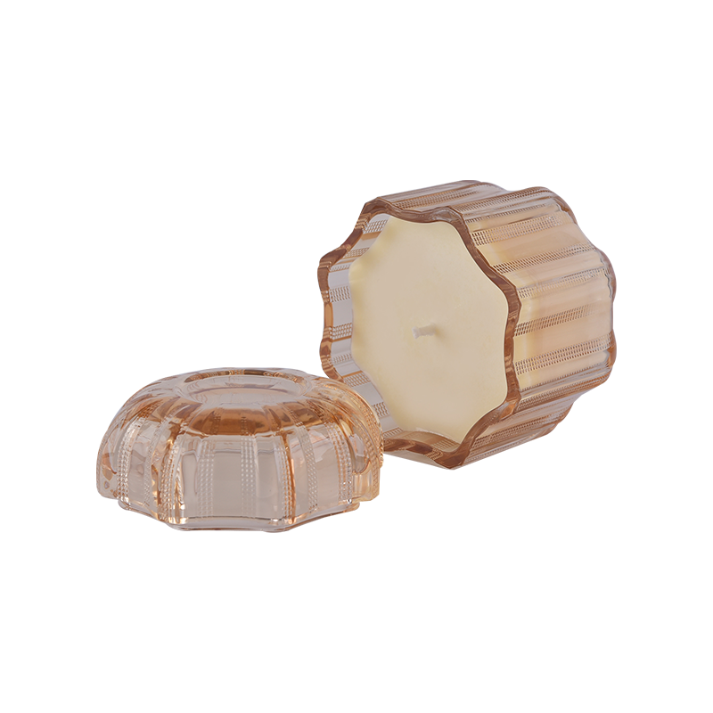 13oz glass candle vessels with lids bulk