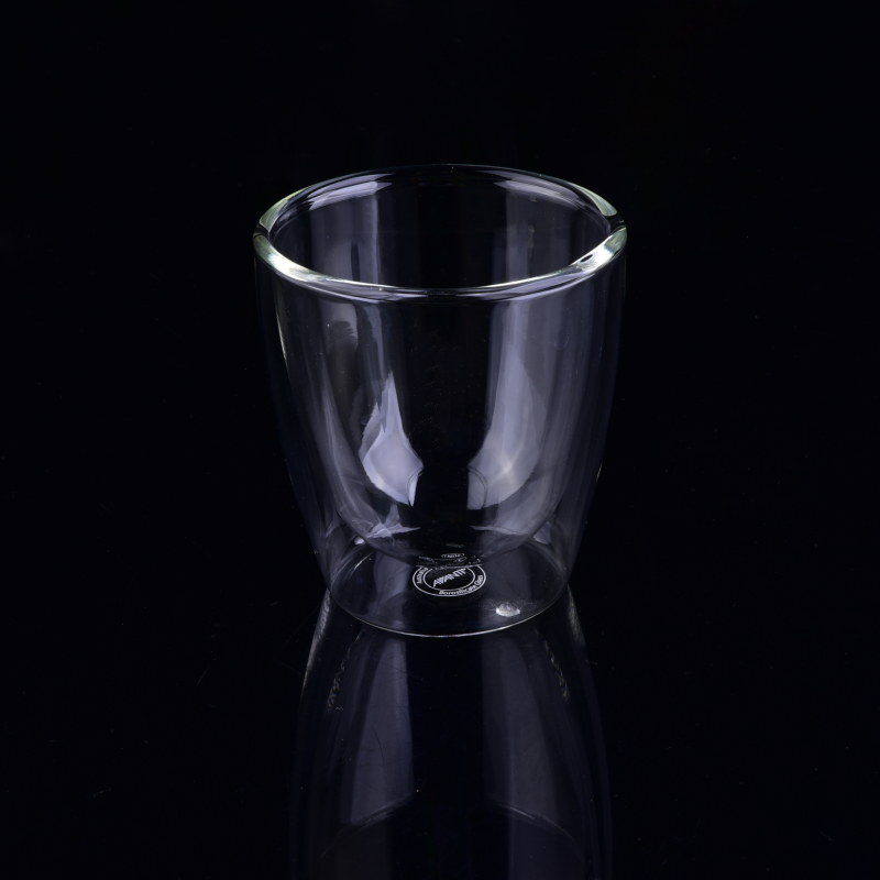 borosilicato 150ml doppia tazza di caffè a parete